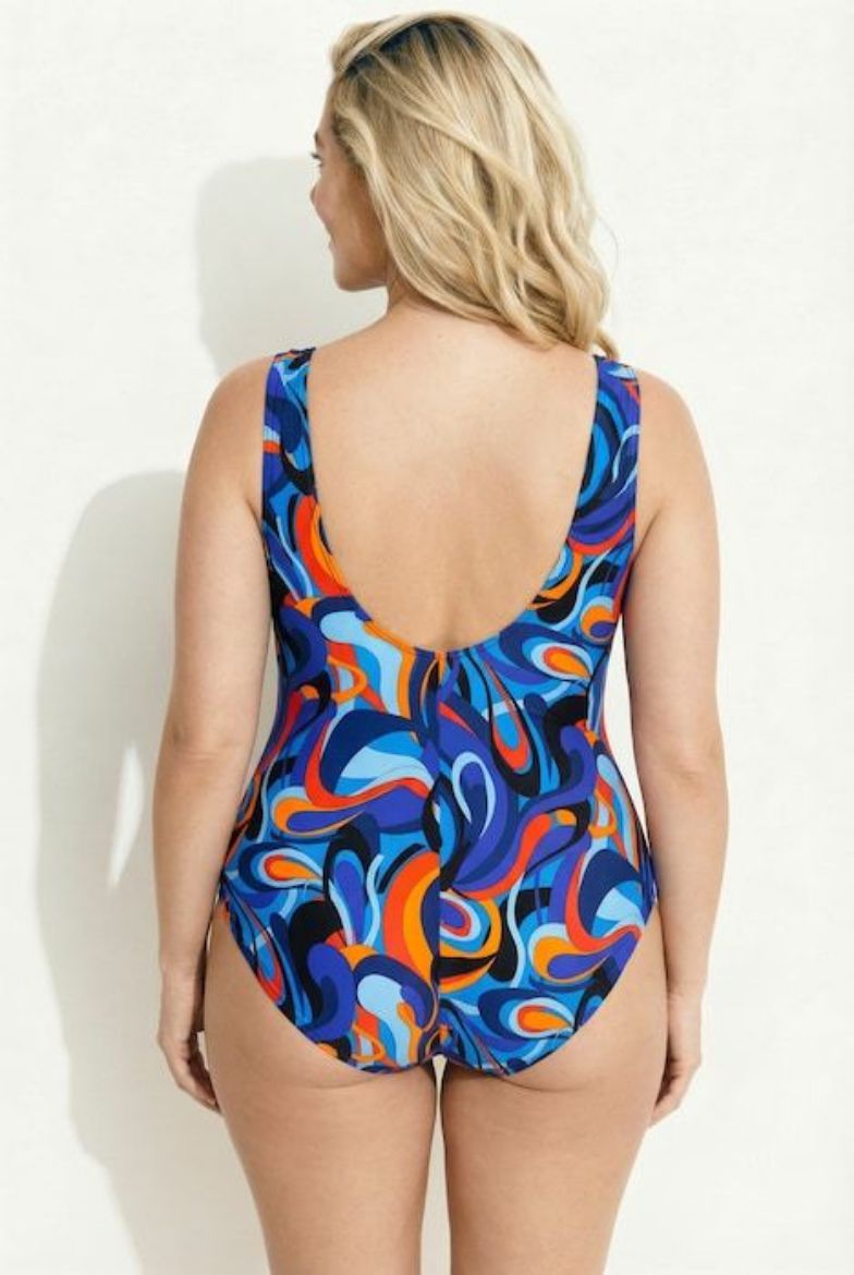 Moda za polnejše Kupaći kostim jednodijelni mekanih košarica plus velikost, xxl, Ulla Popken in Johann Popken (JP1880)