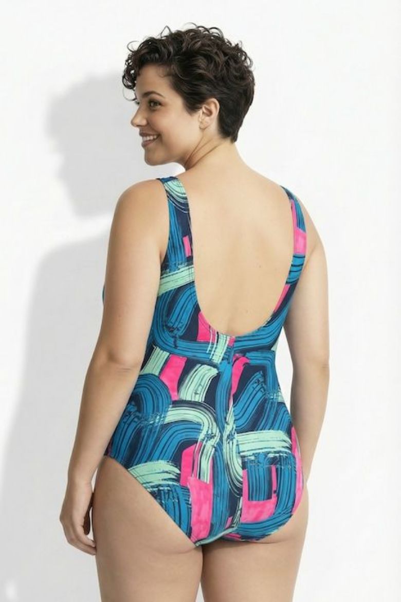 Moda za polnejše Kupaći kostim jednodijelni plus velikost, xxl, Ulla Popken in Johann Popken (JP1880)