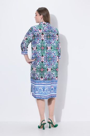 Moda za polnejše Haljina 3/4 rukava A kroja s kragnom plus velikost, xxl, Ulla Popken in Johann Popken (JP1880)