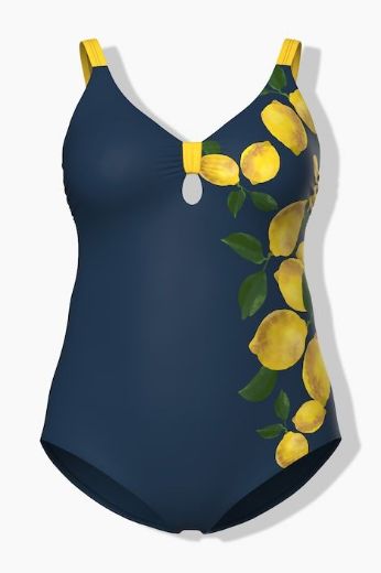 Moda za polnejše Kupaći kostim jednodijelni mekanih košarica plus velikost, xxl, Ulla Popken in Johann Popken (JP1880)