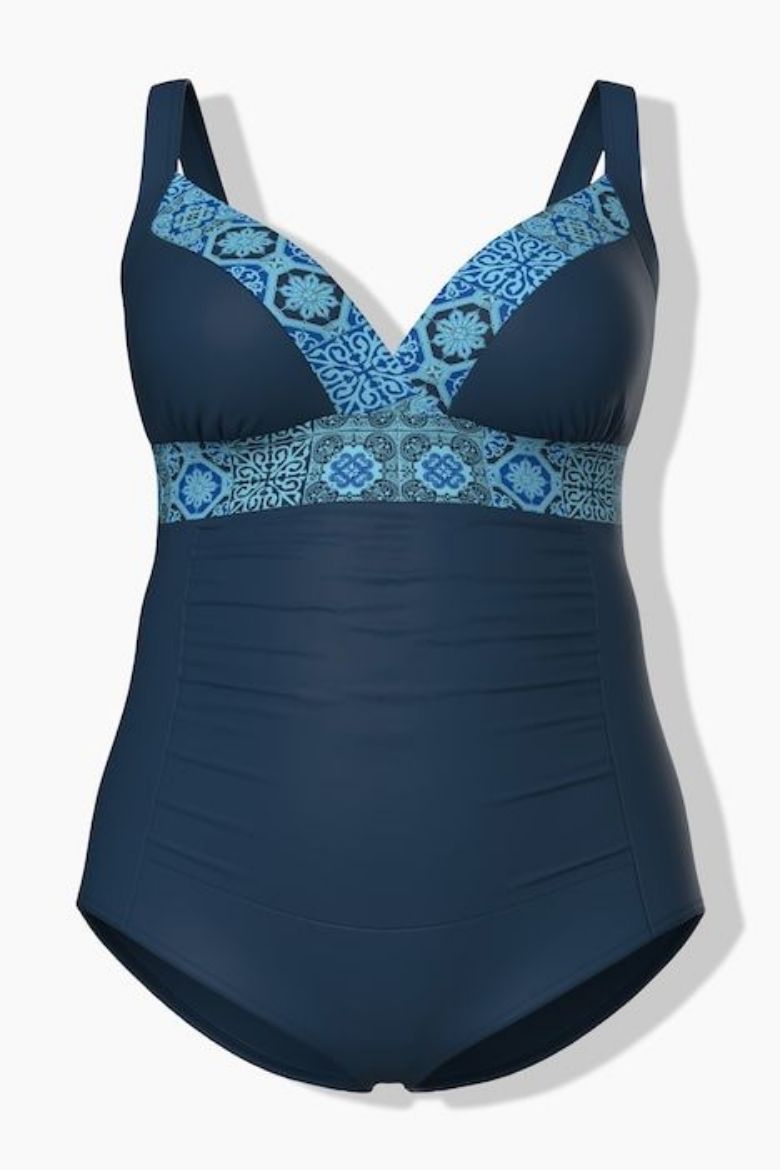 Moda za polnejše Kupaći kostim jednodijelni mekanih košarica i podesivih naramenica plus velikost, xxl, Ulla Popken in Johann Popken (JP1880)