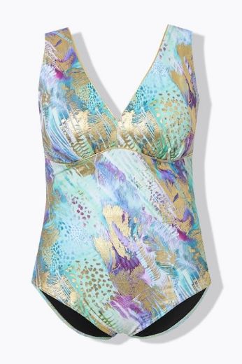 Moda za polnejše Kupaći kostim jednodijelni mekanih košarica plus velikost, xxl, Ulla Popken in Johann Popken (JP1880)