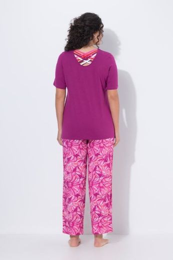 Moda za polnejše Pidžama kratkih rukava i dugih nogavica plus velikost, xxl, Ulla Popken in Johann Popken (JP1880)