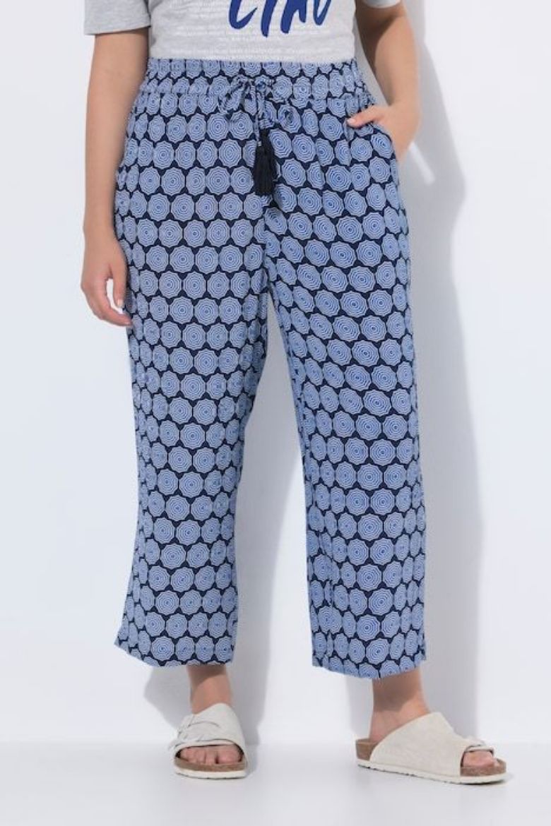 Moda za polnejše Hlače širokih nogavica elastičnog struka plus velikost, xxl, Ulla Popken in Johann Popken (JP1880)