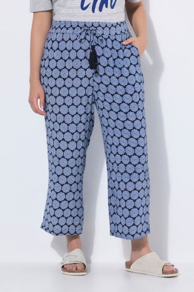 Slika Hlače širokih nogavica elastičnog struka