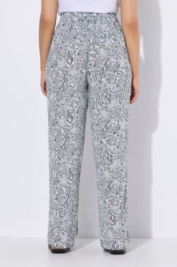 Moda za polnejše Hlače širokih nogavica elastičnog struka plus velikost, xxl, Ulla Popken in Johann Popken (JP1880)