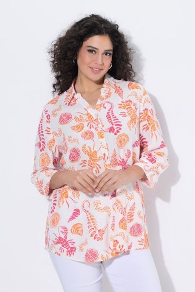 Slika Bluza rukavi 3/4 lanena