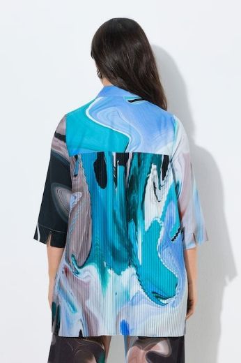 Moda za polnejše Bluza rukavi 3/4 s kragnom plus velikost, xxl, Ulla Popken in Johann Popken (JP1880)