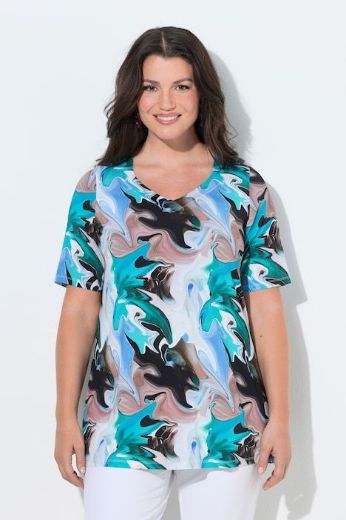 Moda za polnejše Majica kratkih rukava plus velikost, xxl, Ulla Popken in Johann Popken (JP1880)