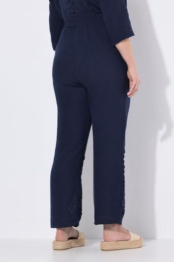 Moda za polnejše Hlače muselin pamučne plus velikost, xxl, Ulla Popken in Johann Popken (JP1880)