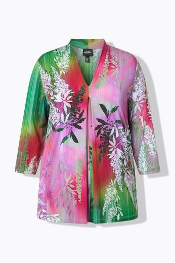 Moda za polnejše Bluza 3/4 rukava A kroja plus velikost, xxl, Ulla Popken in Johann Popken (JP1880)