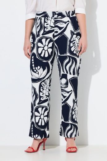 Moda za polnejše Hlače širokih nogavica elastičnog struka plus velikost, xxl, Ulla Popken in Johann Popken (JP1880)