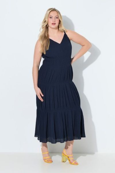 Slika Haljina maxi bez rukava V izrez