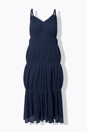 Moda za polnejše Haljina maxi bez rukava V izrez plus velikost, xxl, Ulla Popken in Johann Popken (JP1880)