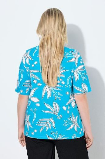 Moda za polnejše Majica kratkih rukava s izrezom plus velikost, xxl, Ulla Popken in Johann Popken (JP1880)