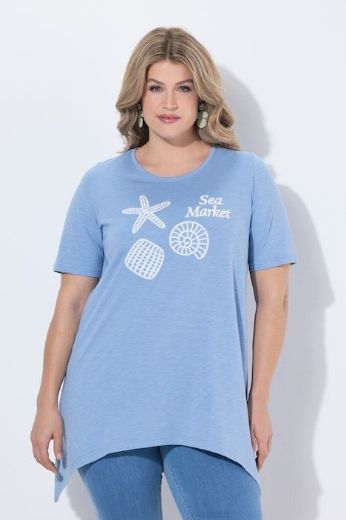 Moda za polnejše Majicya kratkih rukava pamučna plus velikost, xxl, Ulla Popken in Johann Popken (JP1880)