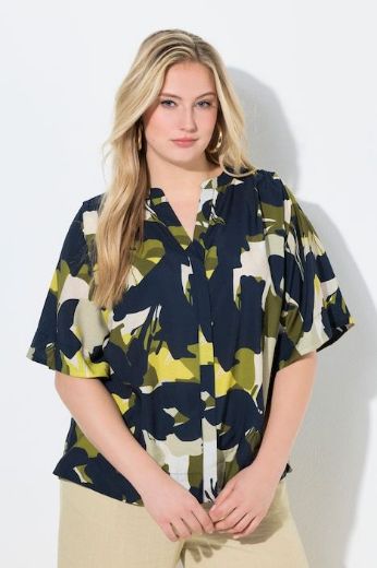 Moda za polnejše Bluza kratkih rukava šireg kroja plus velikost, xxl, Ulla Popken in Johann Popken (JP1880)