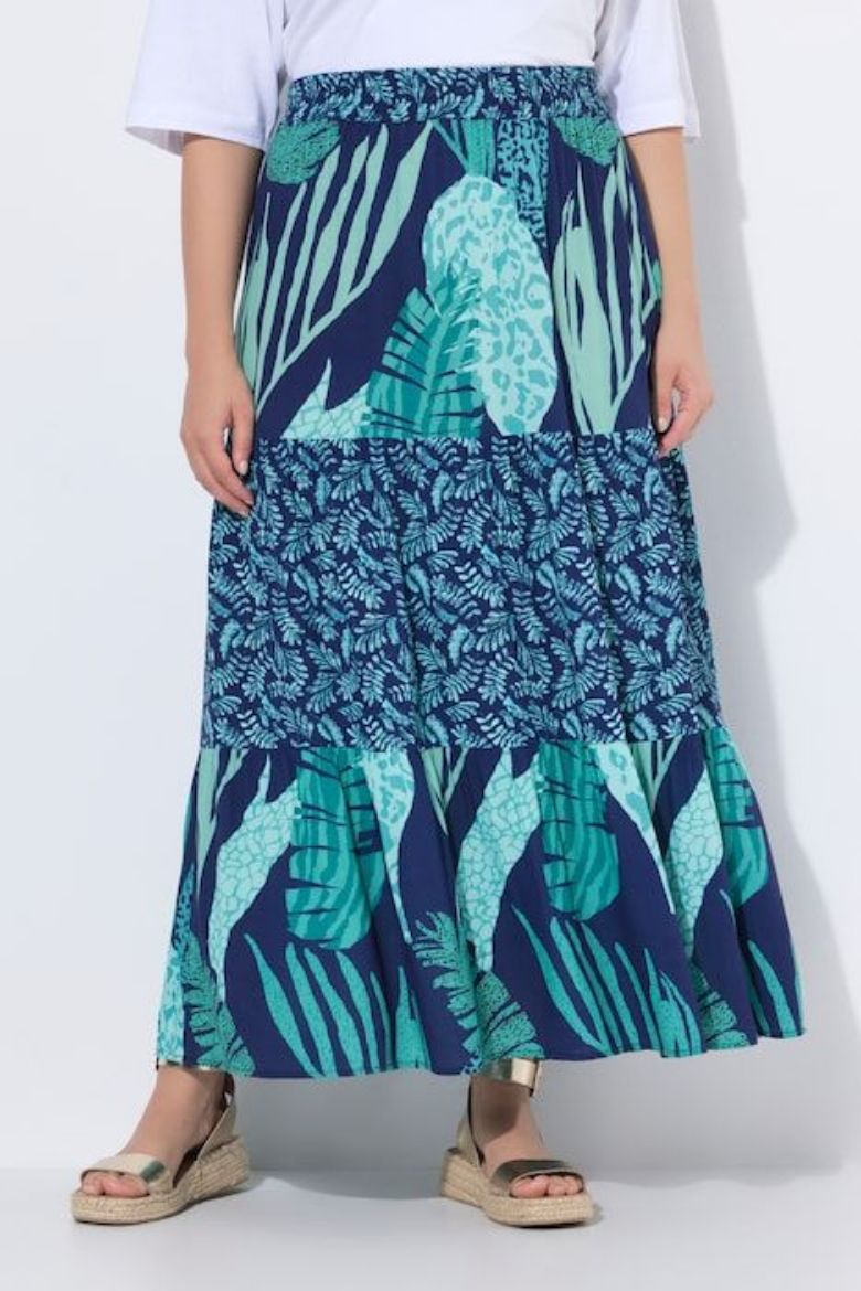 Moda za polnejše Suknja maxi elastčnog struka plus velikost, xxl, Ulla Popken in Johann Popken (JP1880)