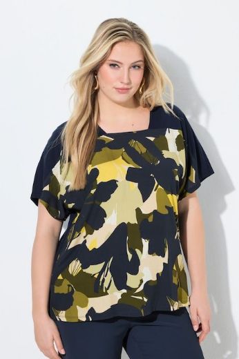 Moda za polnejše Majica kratkih rukava šireg kroja plus velikost, xxl, Ulla Popken in Johann Popken (JP1880)