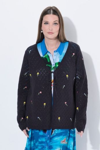 Moda za polnejše Kardigan V izreza plus velikost, xxl, Ulla Popken in Johann Popken (JP1880)