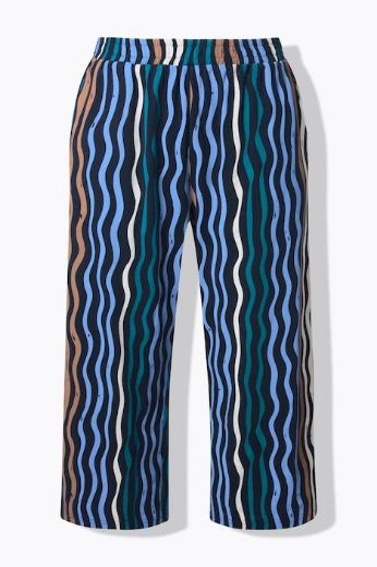 Moda za polnejše Hlače širokih nogavica pamučne plus velikost, xxl, Ulla Popken in Johann Popken (JP1880)