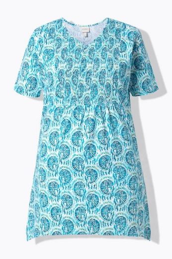 Moda za polnejše Majica kratkih rukava pamučna dužeg kroja plus velikost, xxl, Ulla Popken in Johann Popken (JP1880)