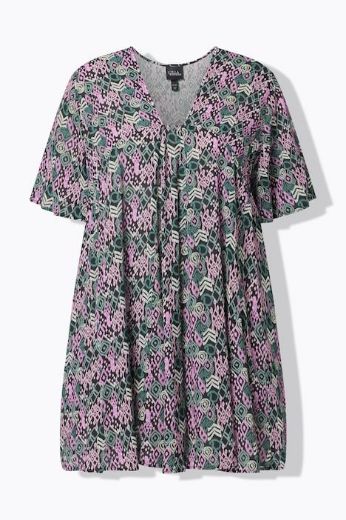 Moda za polnejše Bluza kratkih rukava A kroja plus velikost, xxl, Ulla Popken in Johann Popken (JP1880)