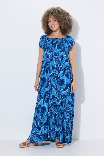 Moda za polnejše Haljina maxi kratkih rukava plus velikost, xxl, Ulla Popken in Johann Popken (JP1880)