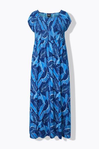 Moda za polnejše Haljina maxi kratkih rukava plus velikost, xxl, Ulla Popken in Johann Popken (JP1880)