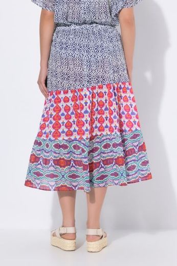 Moda za polnejše Suknja maxi elastčnog struka plus velikost, xxl, Ulla Popken in Johann Popken (JP1880)