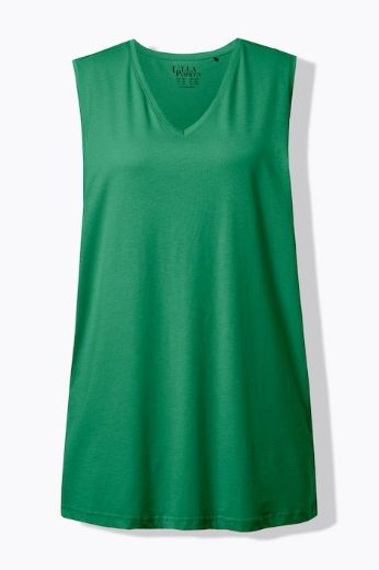 Moda za polnejše Majica V izrez Basic top plus velikost, xxl, Ulla Popken in Johann Popken (JP1880)