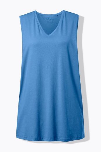 Moda za polnejše Majica V izrez Basic top plus velikost, xxl, Ulla Popken in Johann Popken (JP1880)