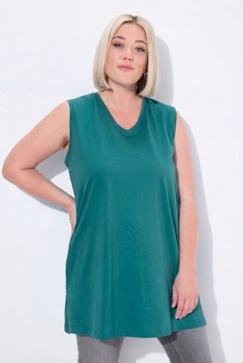 Moda za polnejše Majica V izrez Basic top plus velikost, xxl, Ulla Popken in Johann Popken (JP1880)