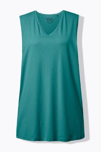 Moda za polnejše Majica V izrez Basic top plus velikost, xxl, Ulla Popken in Johann Popken (JP1880)