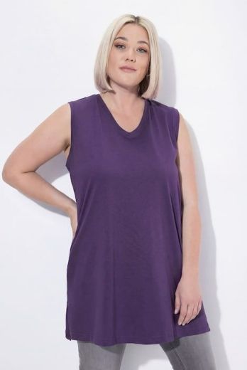 Moda za polnejše Majica V izrez Basic top plus velikost, xxl, Ulla Popken in Johann Popken (JP1880)