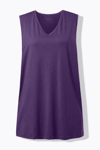 Moda za polnejše Majica V izrez Basic top plus velikost, xxl, Ulla Popken in Johann Popken (JP1880)