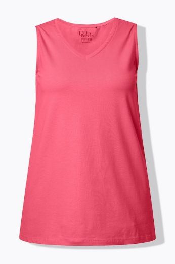 Moda za polnejše Top V ovratnik A kroja plus velikost, xxl, Ulla Popken in Johann Popken (JP1880)
