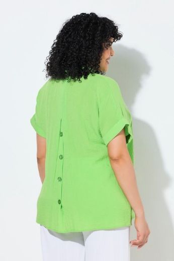 Moda za polnejše Bluza spušteni rukavi s gumbima na leđima plus velikost, xxl, Ulla Popken in Johann Popken (JP1880)