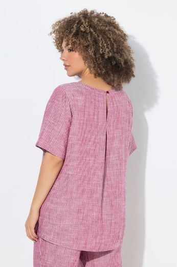 Moda za polnejše Bluza kratkih rukava, okrugli izrez plus velikost, xxl, Ulla Popken in Johann Popken (JP1880)