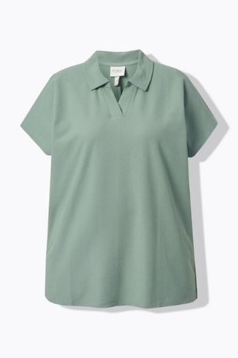 Moda za polnejše Majica Polo plus velikost, xxl, Ulla Popken in Johann Popken (JP1880)