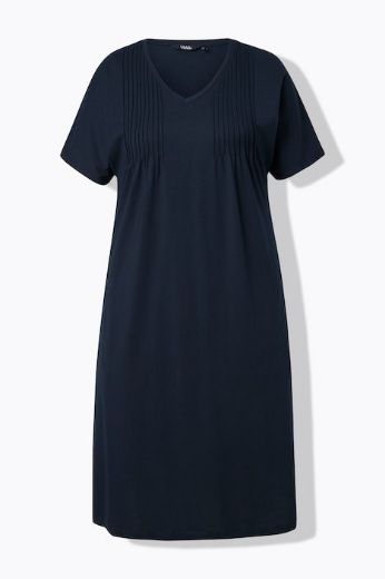 Moda za polnejše Haljina kratkih rukava V ovratnika plus velikost, xxl, Ulla Popken in Johann Popken (JP1880)