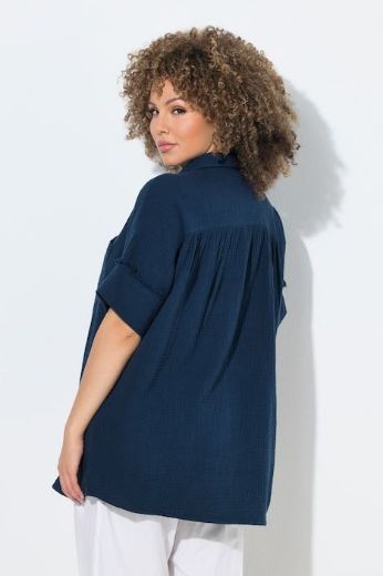 Moda za polnejše Bluza kratkih rukava od muslina plus velikost, xxl, Ulla Popken in Johann Popken (JP1880)