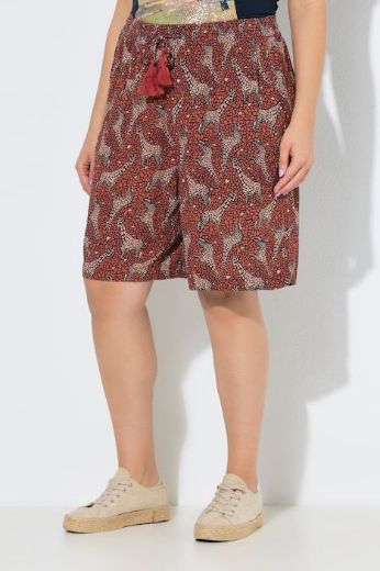 Moda za polnejše Bermude široke elastičnog struka plus velikost, xxl, Ulla Popken in Johann Popken (JP1880)