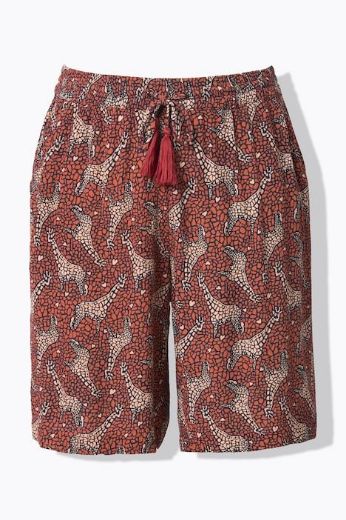 Moda za polnejše Bermude široke elastičnog struka plus velikost, xxl, Ulla Popken in Johann Popken (JP1880)