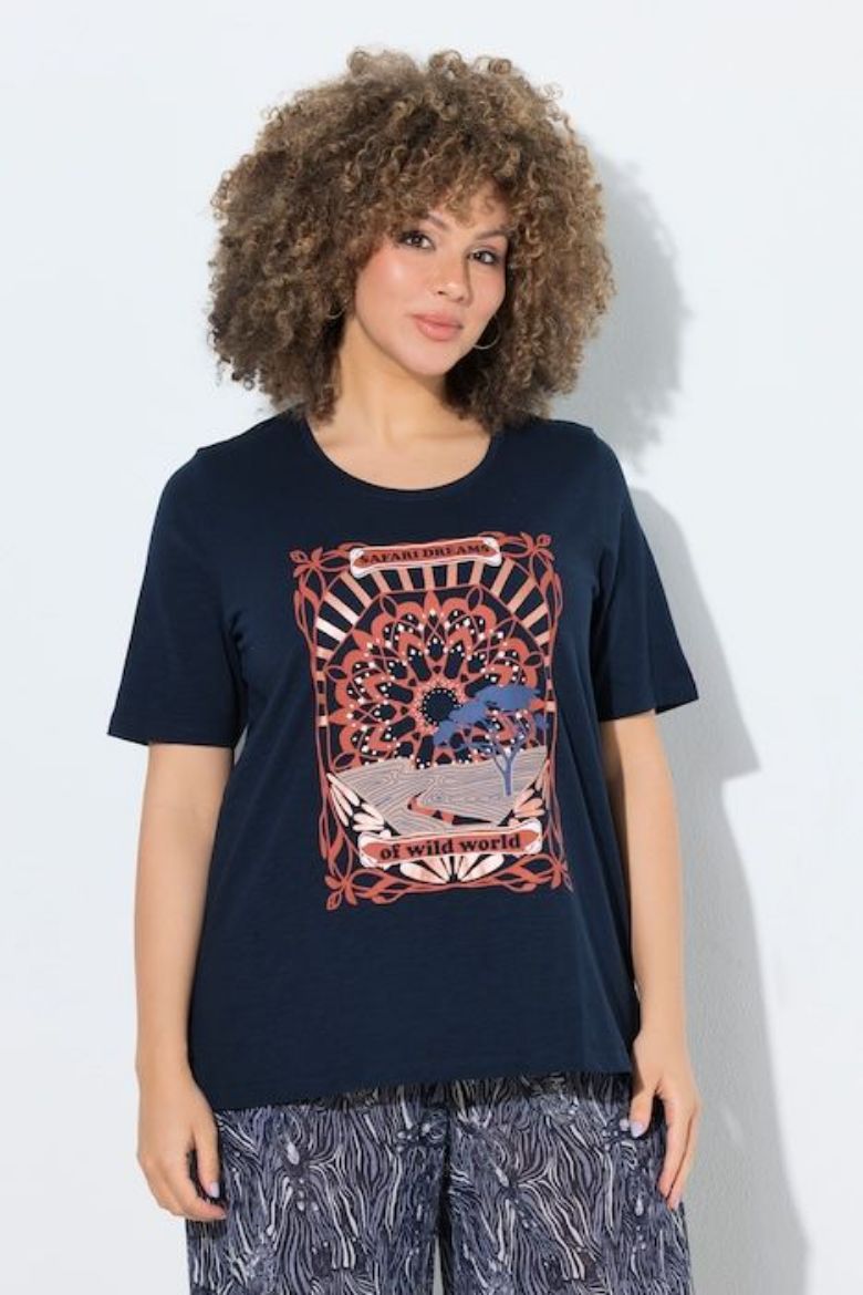 Moda za polnejše Majica kratkih rukava okruglog izreza plus velikost, xxl, Ulla Popken in Johann Popken (JP1880)