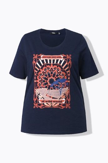 Moda za polnejše Majica kratkih rukava okruglog izreza plus velikost, xxl, Ulla Popken in Johann Popken (JP1880)