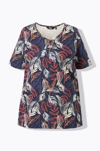 Moda za polnejše Majica kratkih rukava A kroja plus velikost, xxl, Ulla Popken in Johann Popken (JP1880)