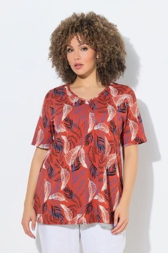 Moda za polnejše Majica kratkih rukava A kroja plus velikost, xxl, Ulla Popken in Johann Popken (JP1880)