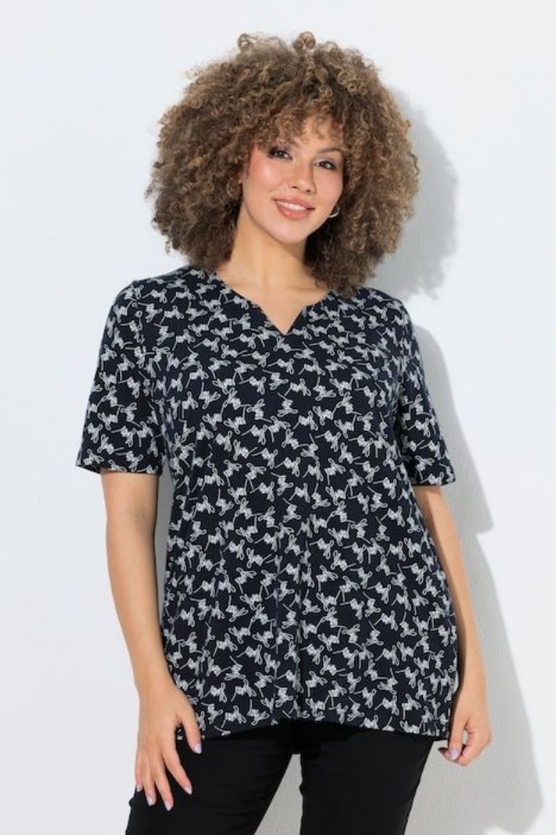Moda za polnejše Majica kratkih rukava plus velikost, xxl, Ulla Popken in Johann Popken (JP1880)