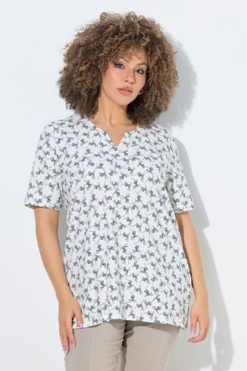 Moda za polnejše Majica kratkih rukava plus velikost, xxl, Ulla Popken in Johann Popken (JP1880)